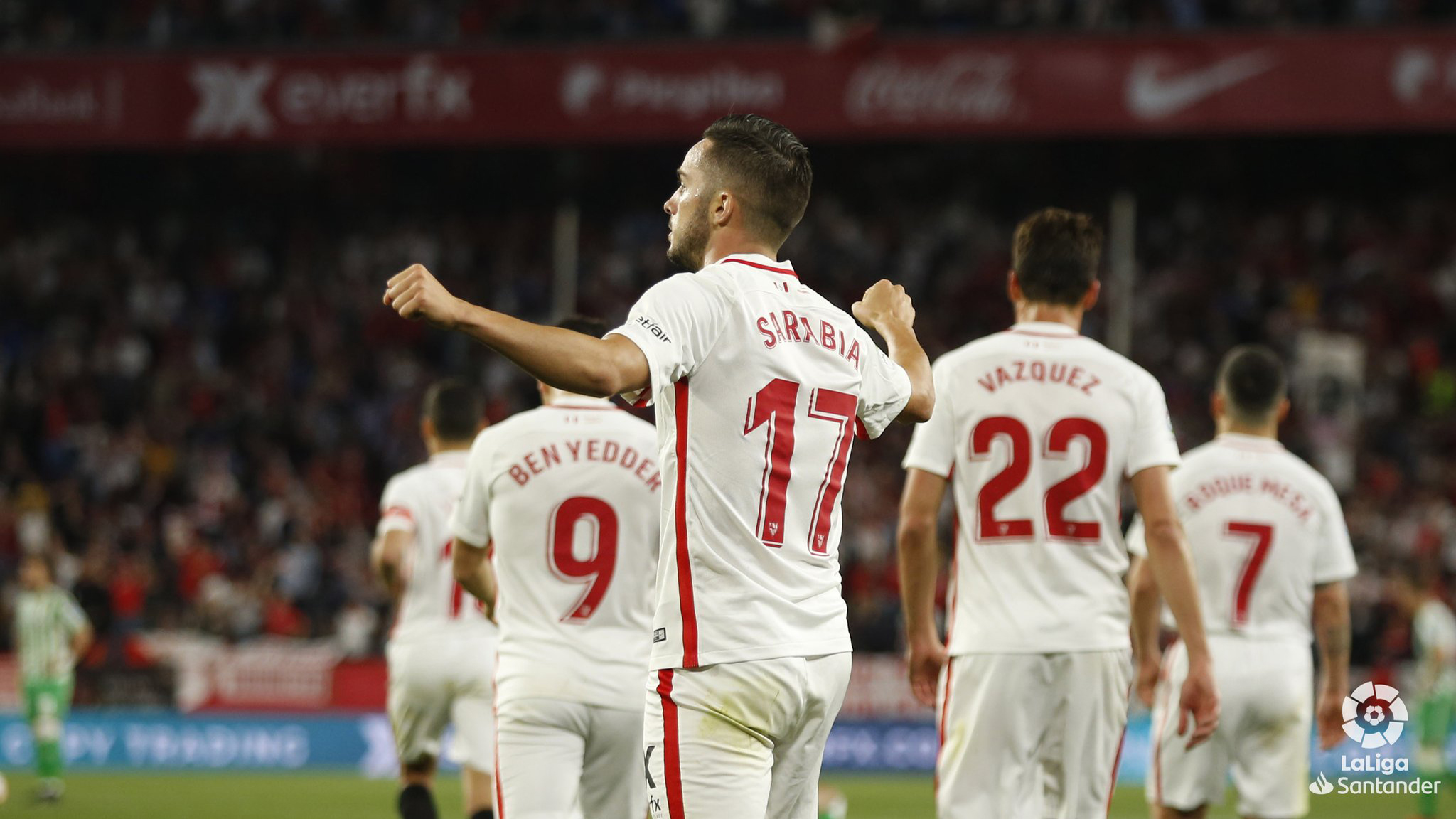 塞维利亚大破对手，赢得掌声